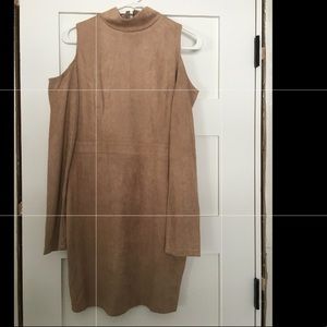 ASOS camel colored faux sued mini NWOT